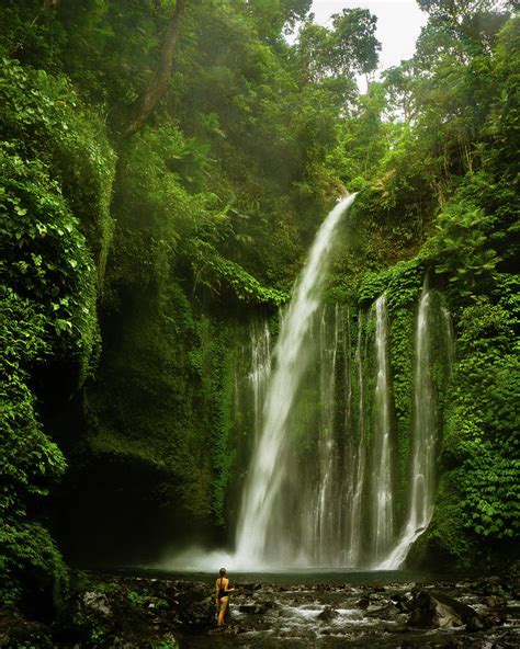 Tiu Kelep Waterfall Photograph By Stanislaw Miczel Pixels