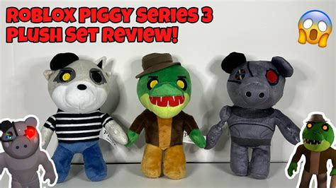 New Roblox Piggy Series 3 Plush Set Full Review Youtube