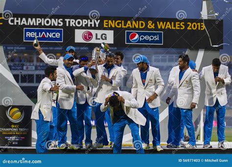 Icc Champions Trophy Final England V India Editorial Stock Photo