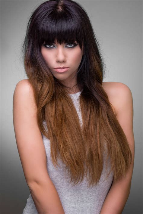 Ombre Hairstyles Bangs Kuora M