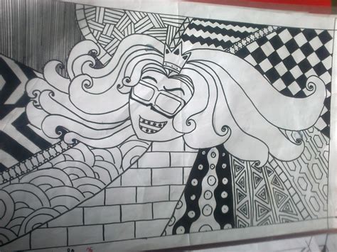 Drawwing fast vignette zentangle doodle batik mandala art for you. GAMBAR ILUSTRASI - Belajar Online