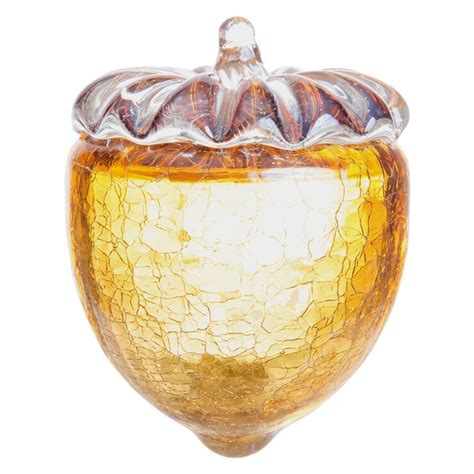 5 In Glass Acorn Fall Tabletop Decor Fall Tabletop Fall Accents