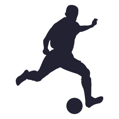 Diseño Png Y Svg De Figura De Silueta De Jugador De Fútbol Para Camisetas