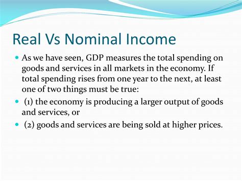 Solution Real Gdp Vs Nominal Gdp Studypool