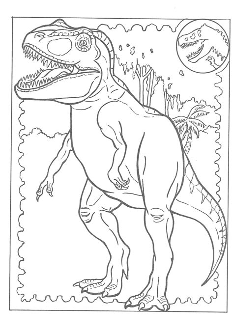 Jurassic World Camp Cretaceous Coloring Page Jurassic World Camp