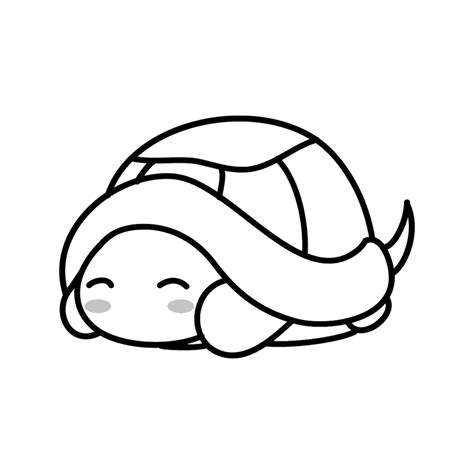 Turtle Cute Baby Coloring Pages Printable Animals Kids Animal