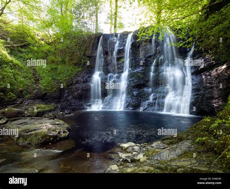 Glenariff Forest Park Waterfall Glens Of Antrim Northern Ireland