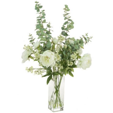 5,519 artificial white vase flower products are offered for sale by suppliers on alibaba.com, of which flower pots & planters accounts for 28 choose from glass, crystal, and metal artificial white vase flower, as well as from super markets, restaurants, and caterers & canteens artificial white vase. Elegant White Peonies Vase | Artificial Flower Arrangements