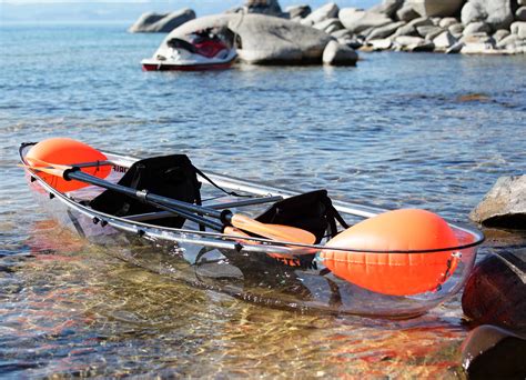 2 Person Clear Bottom Ocean Kayak Transparent Hull Canoe Driftsun