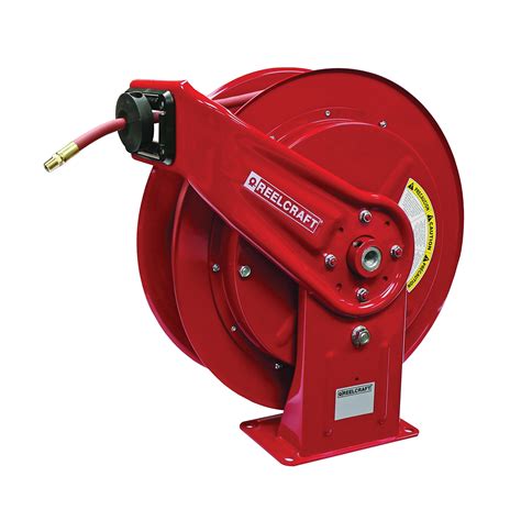 Reelcraft D8850 OLP Heavy Duty Low Pressure Hose Reel With Hose 1 2