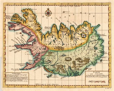 1756 Map Of Iceland 2120 × 1700 Oldmaps