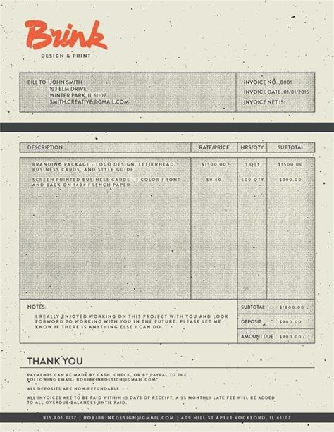 12 Invoice Examples What To Include Best Practices