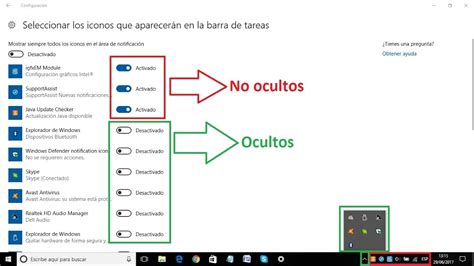 Activar O Desactivar Iconos Del Sistema En Windows 10 Youtube