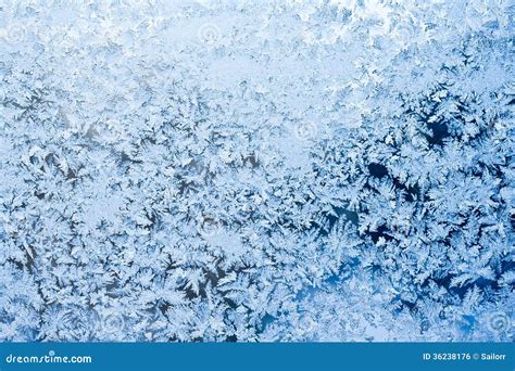 Frost Pattern Stock Photo Image Of Cold Background 36238176
