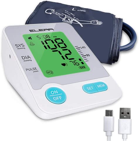 Blood Pressure Monitor Upper Arm Elera Automatic Digital Arterial Bp