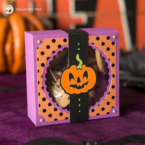 Download Halloween Cookie Box in 2020 | Halloween treat boxes, Svg ...