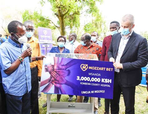 Mozzart Arrives At Kombewa Sub County Hospital In Kisumu With A Medical