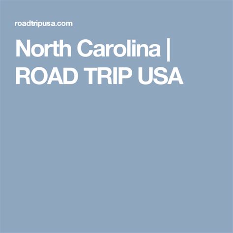 North Carolina Road Trip Usa Road Trip Road Trip Usa Trip