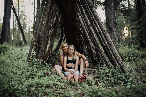 Mother And Daughter Summer Evening Azara Images