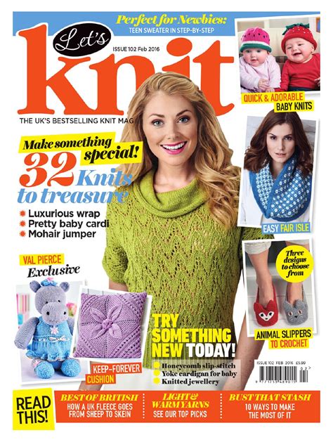 Lets Knit Issue 102 February 2016 By Letsknitmag Issuu