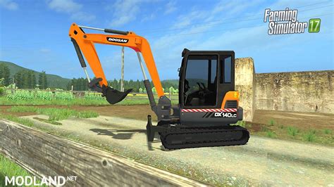 Doosan Mini Excavator V247 Mod Farming Simulator 17