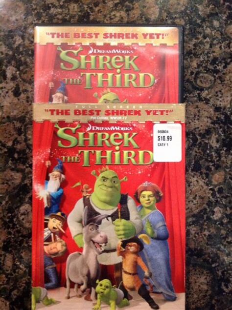 Shrek The Third Dvd 2007 Full Screen Version For Sale Online Ebay
