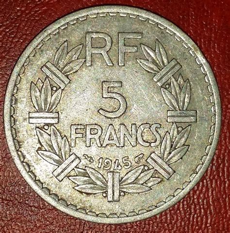 Coin 5 Francs 1945 France Coins Etsy World Coins
