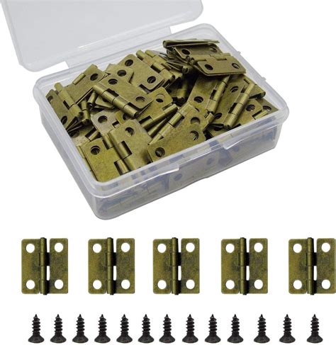 100pcs Small Hinges For Wooden Box Mini Hinge For Jewelry Box 1 Inch