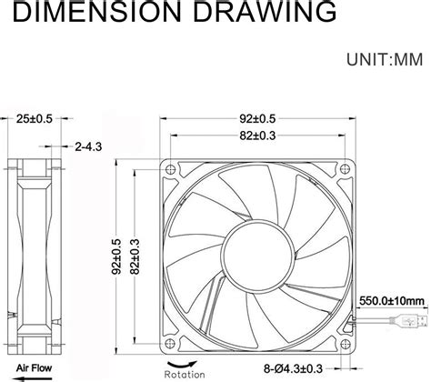 Gdstime V Usb Mm Fan Mm X Mm X Mm Brushless Dc Cooling Fan