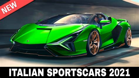 9 New Italian Sports Cars To Have The Most Exquisite Designs In 2021