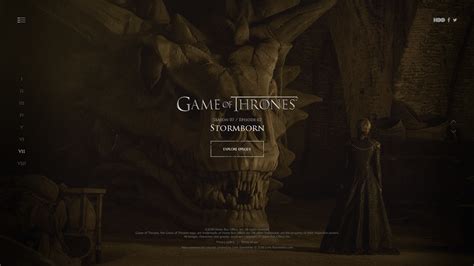 Explore episodes, characters, interactive family trees and more on the game of thrones viewer's guide. Game of Thrones: Viewer's Guide Experience Concept on Behance