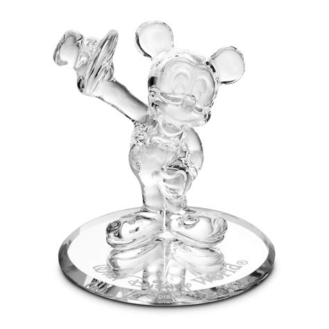 Mickey Mouse Glass Figurine By Arribas Walt Disney World Has Hit The
