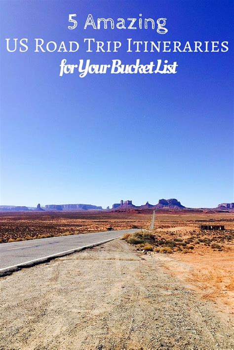 5 Amazing Us Road Trip Itineraries For Your Bucket List Flashpacker