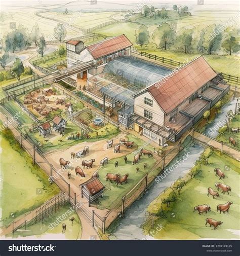 Ag Farm Layout Sketch In 2024 Small Backyard Design Farm Layout