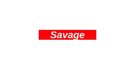Savage Red Box Logo 21 Savage T Shirt Teepublic