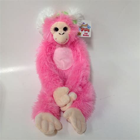 Wild Republic Sweet And Sassy Pink Hanging Monkey 20 92389180718