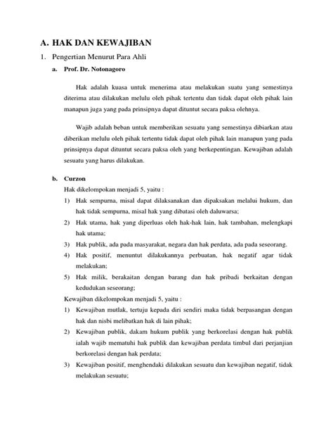 Notulen rapat merupakan suatu dokumen yang fungsinya sebagai lewat notulen rapat inilah, akan diketahui siapa saja yang hadir, hasil rapat, dan juga kapan rapat tersebut diselenggarakan. Contoh Hak Dan Kewajiban