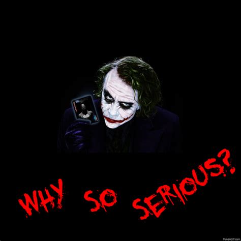 Why So Serious Animated 