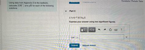 Solved Using Data From Appendix D In The Textbook Calculate