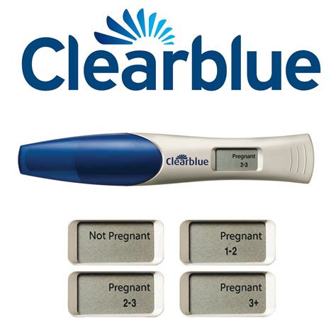 Clearblue Digital Pregnancy Test With Weeks Indicator 2 Test Home Healthcare And Wellbeing Devices