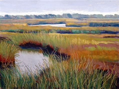 Cape Cod Salt Marsh Painting By Ria Hills