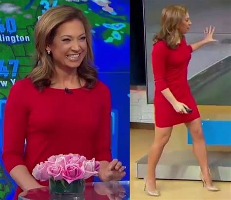 Ginger Zee Hottest Weather Girls Professional Outfits