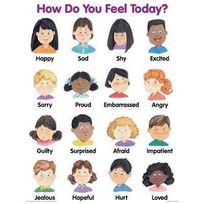 ʕ´･ᴗ･`ʔ READ Feelings Chart with Faces | to use a feelings chart that i… | Feelings chart ...