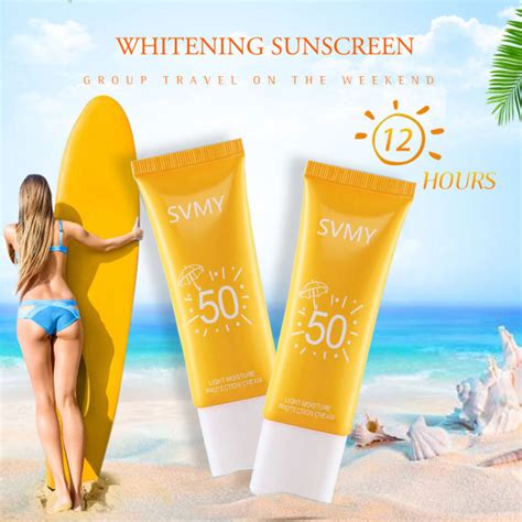 Sunblock Lotion Waterproof Swimming Sunscreen Spf Face And Body Spf Anti Sunburn Whitening