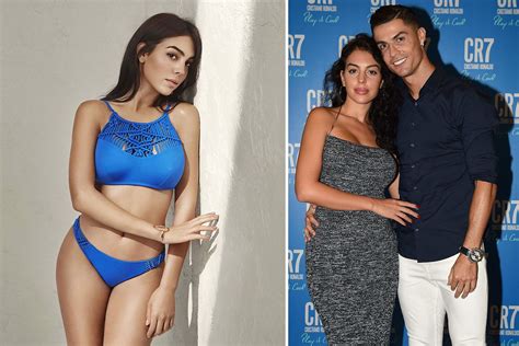 Cristiano Ronaldos Girlfriend Georgina Rodríguez Makes Sure We Dont Feel Blue In Cobalt Crop