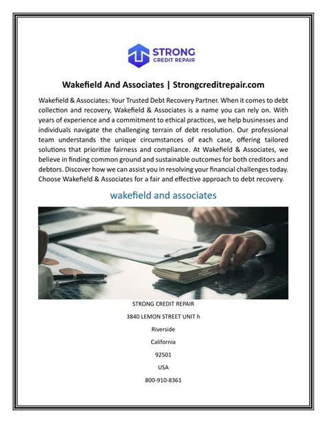 Ppt Wakefield And Associates Powerpoint