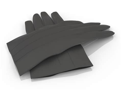 Leather Gloves 3d Model Download For Free