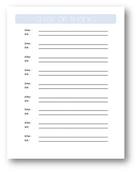 My shop has partnered with them to offer high quality yet affordable printing. Baby shower gift template list - ArnoldWingate's blog