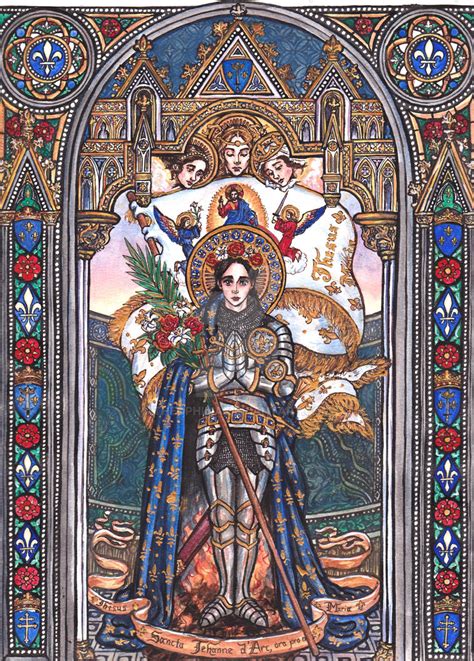 Saint Joan Of Arc By Theophilia On Deviantart