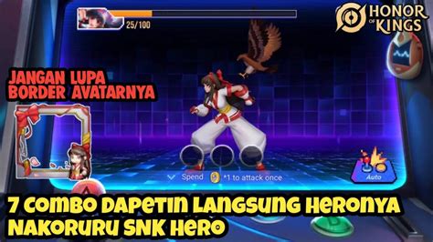 Combo Nakoruru Event Snk Hero Challenge Langsung Bisa Claim Heronya